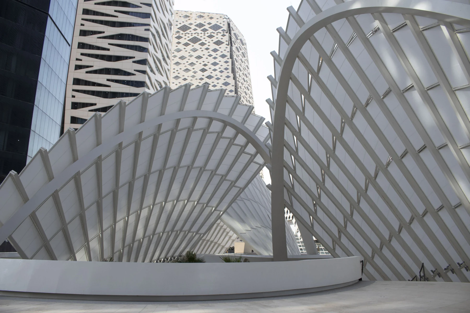 KAFD Financial Plaza in Riyadh.